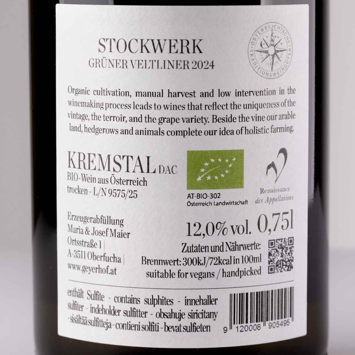Geyerhof Grüner Veltliner Stockwerk