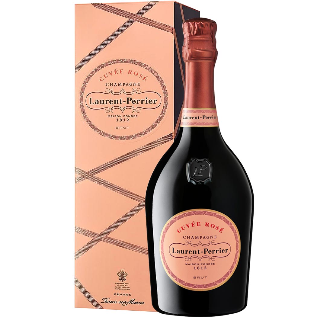 Champagne Laurent-Perrier Cuvée Rosé Brut mit Geschenkverpackung