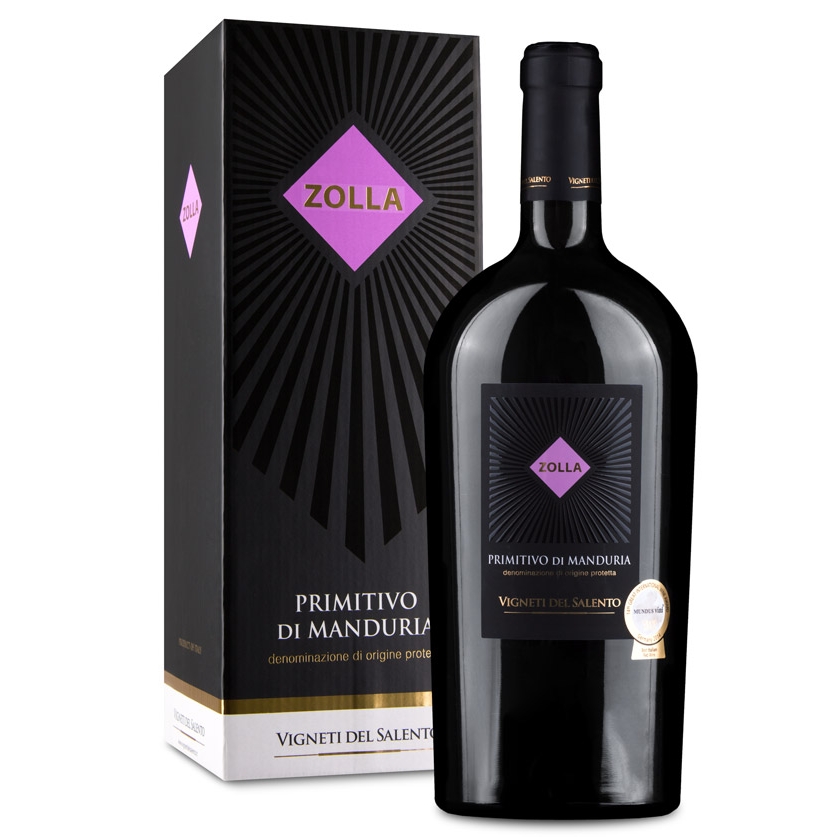 Zolla Primitivo di Manduria DOP Magnum 1,5 Liter Zolla Primitivo di Manduria DOP Magnum 1,5 Liter