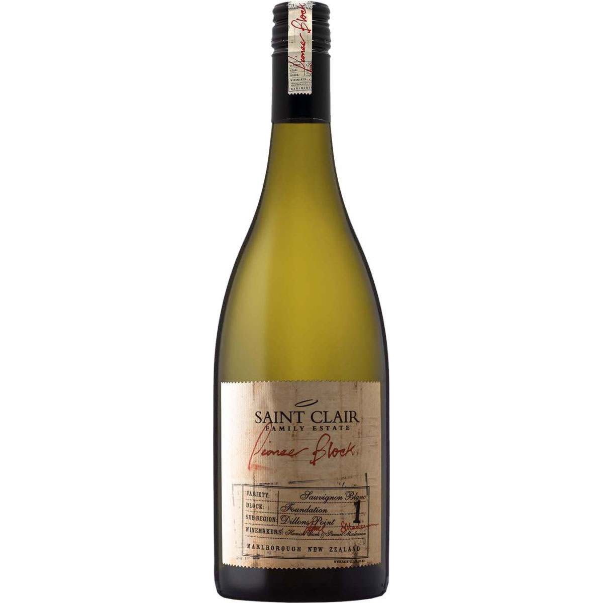 Saint Clair Pioneer Block 1 „“Foundation Block““ Sauvignon Blanc