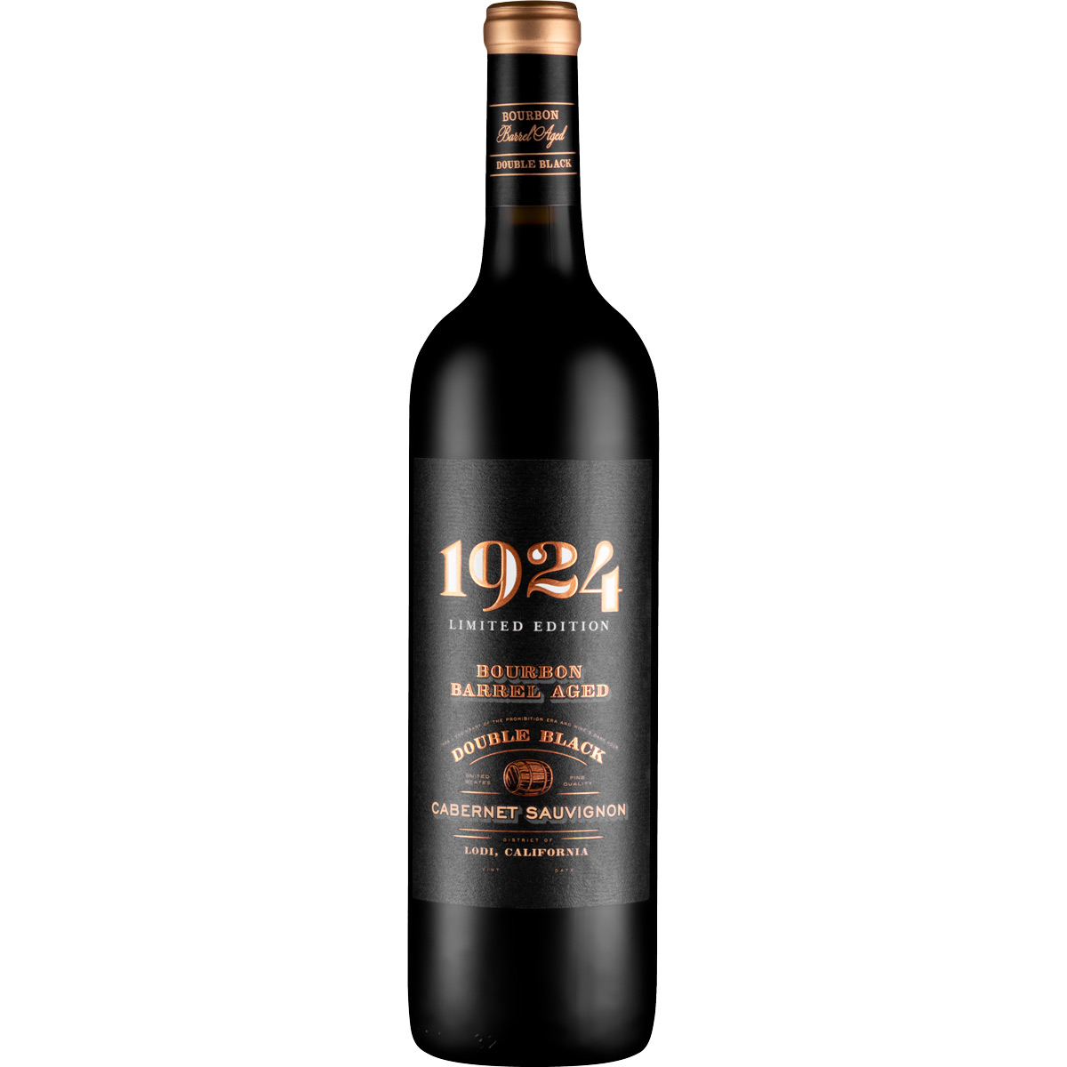 1924 Double Black Bourbon Barrel Aged Cabernet Sauvignon