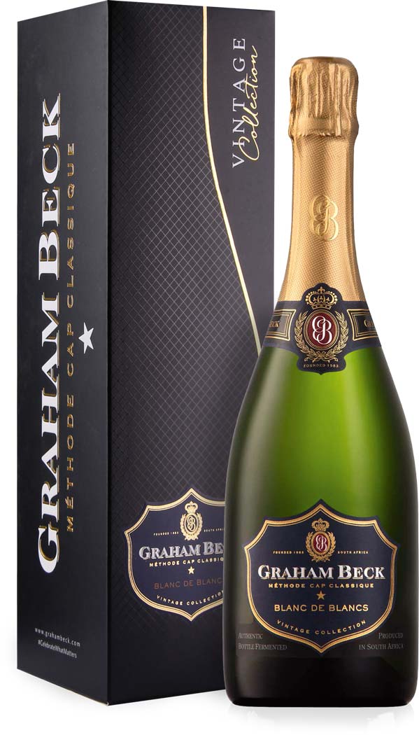 Graham Beck Méthode Cap Classique (MCC) Blanc de Blancs im Präsentkarton
