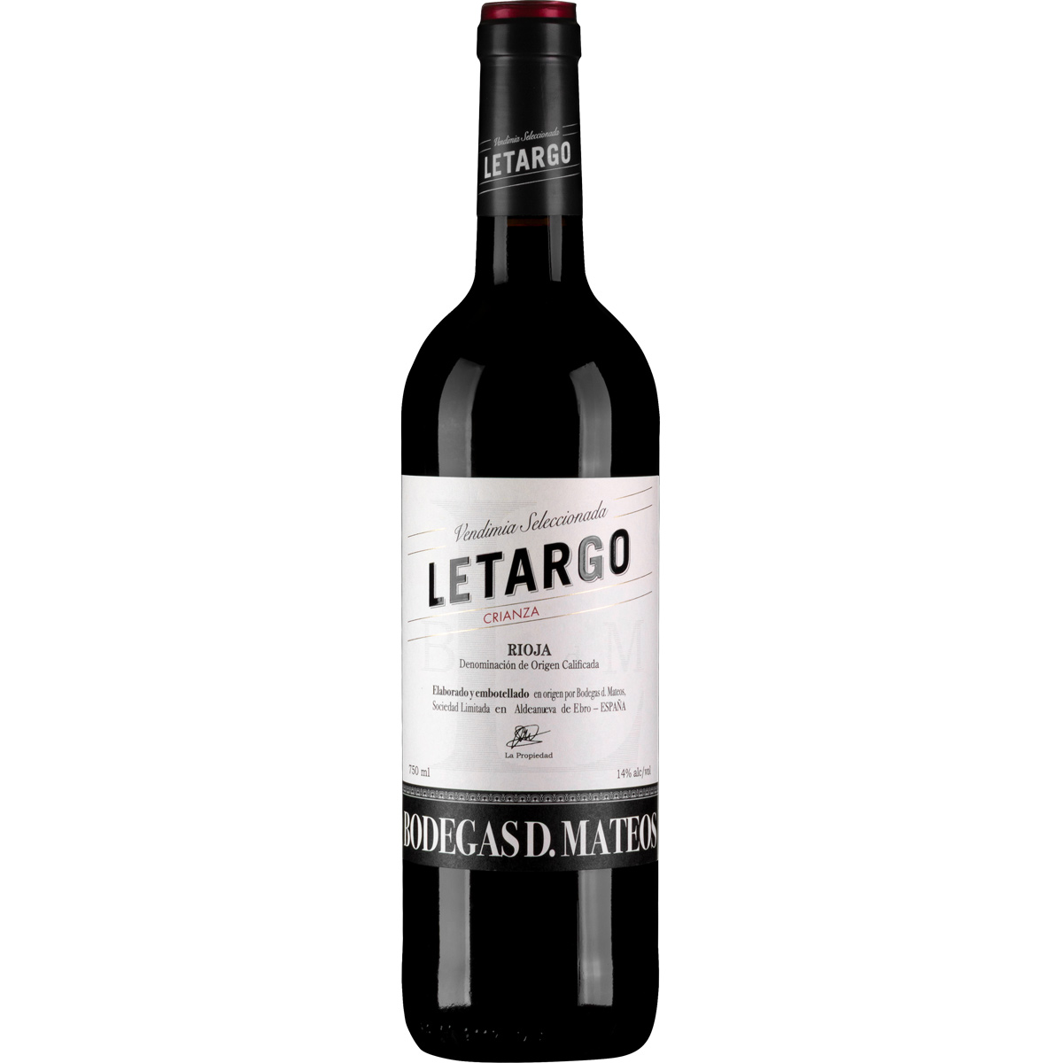 Bodegas D. Mateos Letargo Crianza Rioja DOC