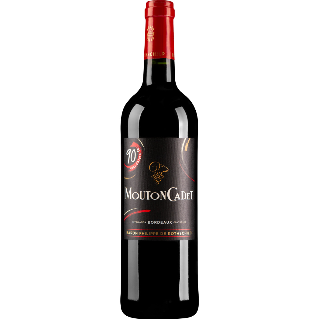 Baron Philippe de Rothschild Mouton Cadet Rouge Bordeaux AOC