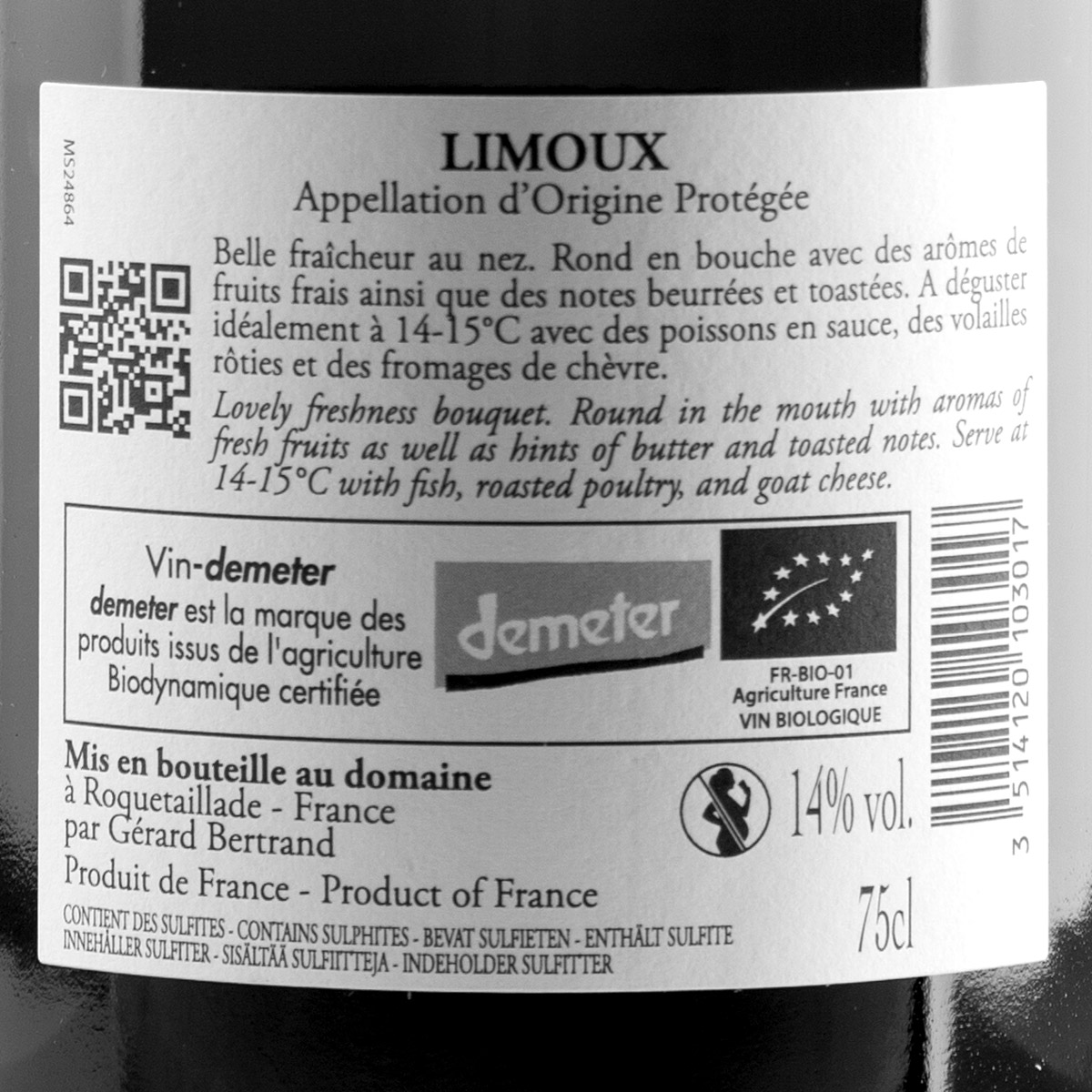 Gerard Bertrand Domaine de l'Aigle Limoux Chardonnay AOC
