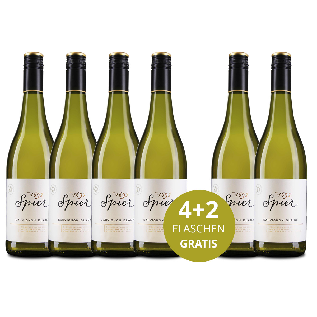 Aktionspaket 6 Fl. Spier Signature Sauvignon Blanc