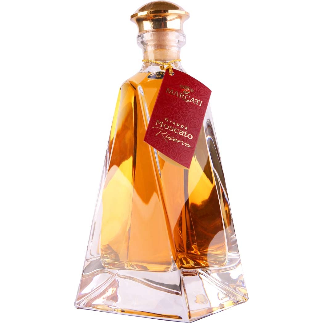 Marcati Grappa Decanter Vetra di Boemia Moscato Riserva 0,5l Marcati Grappa Decanter Vetra di Boemia Moscato Riserva 0,5l