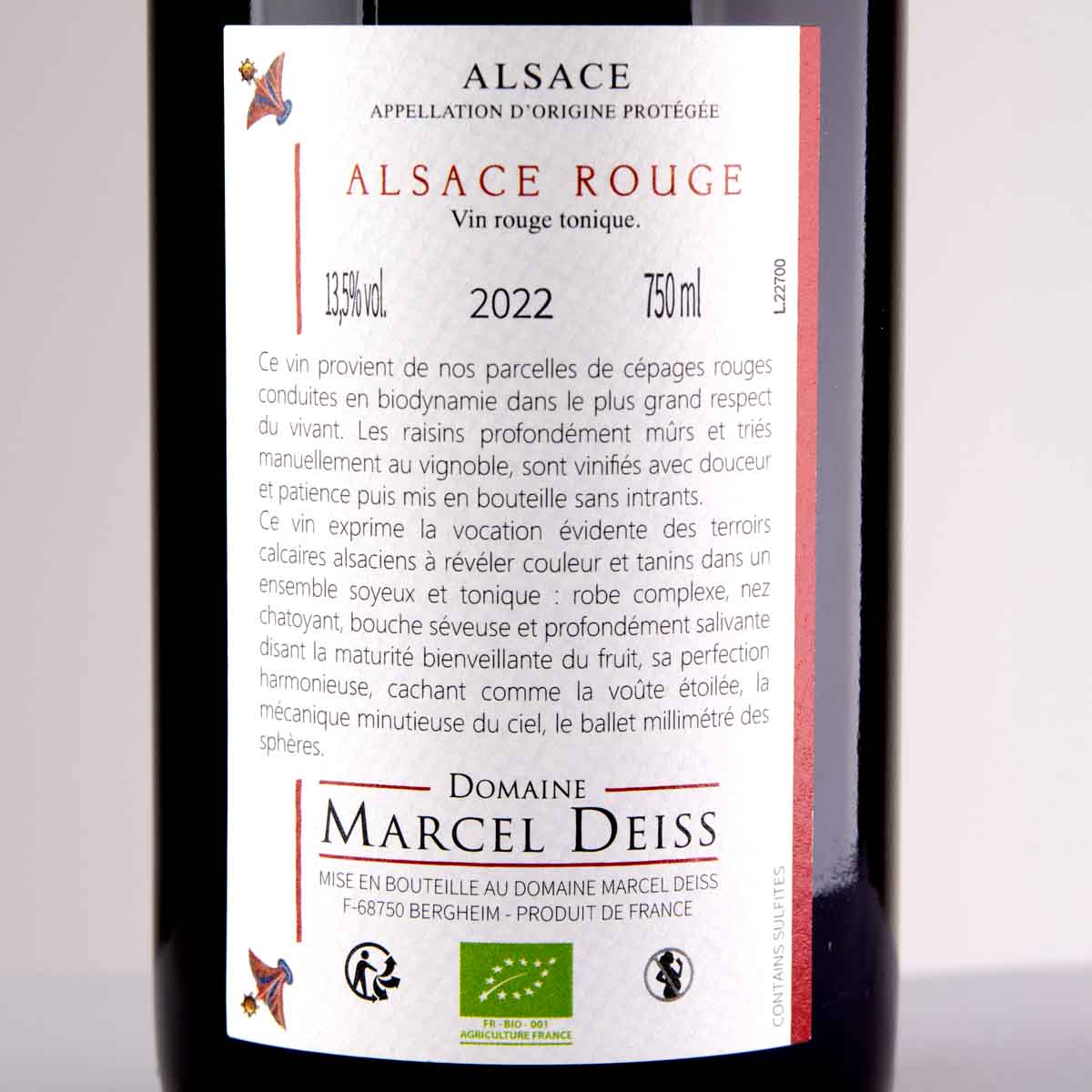Marcel Deiss Alsace Rouge