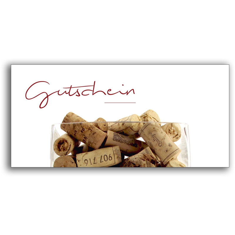 Geschenkgutschein Wein - Wert: 100 Euro