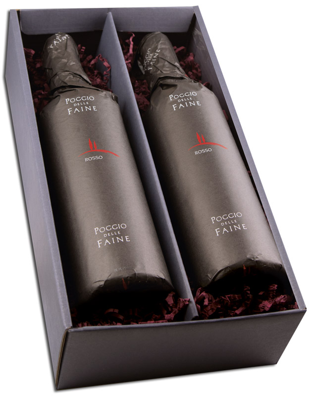 2er Wein-Geschenkset Poggio delle Faine Rosso IGT