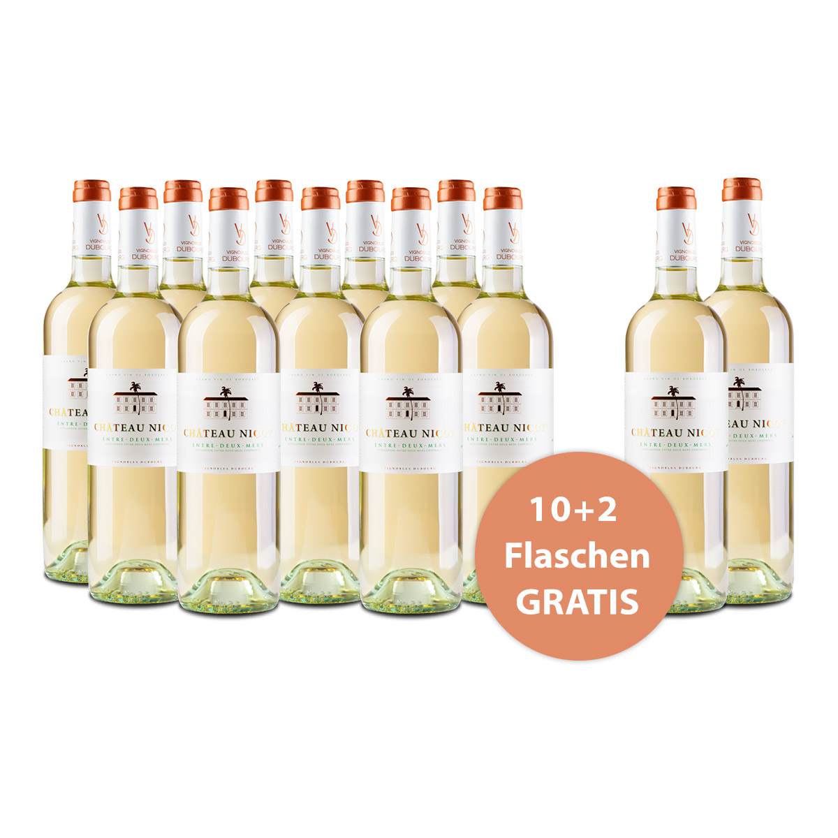 Aktionspaket 12 Fl. Château Nicot Entre Deux Mers Blanc
