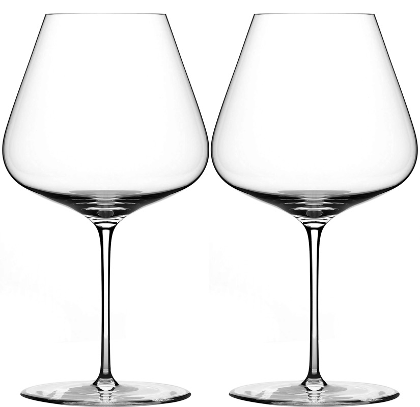 Zalto Burgunder Glas, mundgeblasen, 2er Set