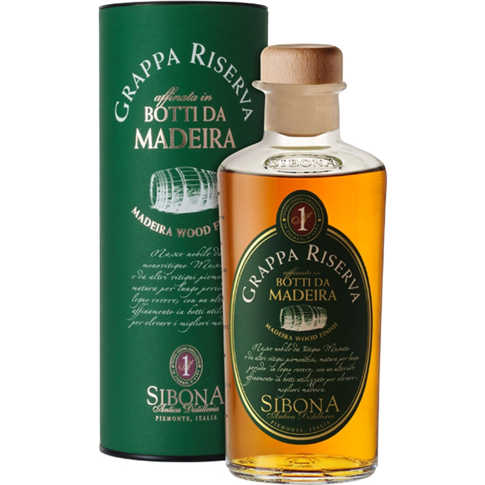 Sibona Grappa Riserva Botti da Madeira 0,5 l Sibona Grappa Riserva Botti da Madeira 0,5 l