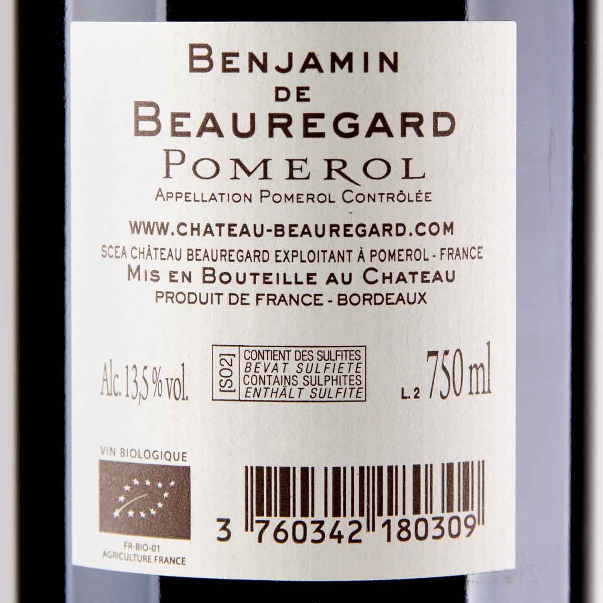 Benjamin de Beauregard Pomerol