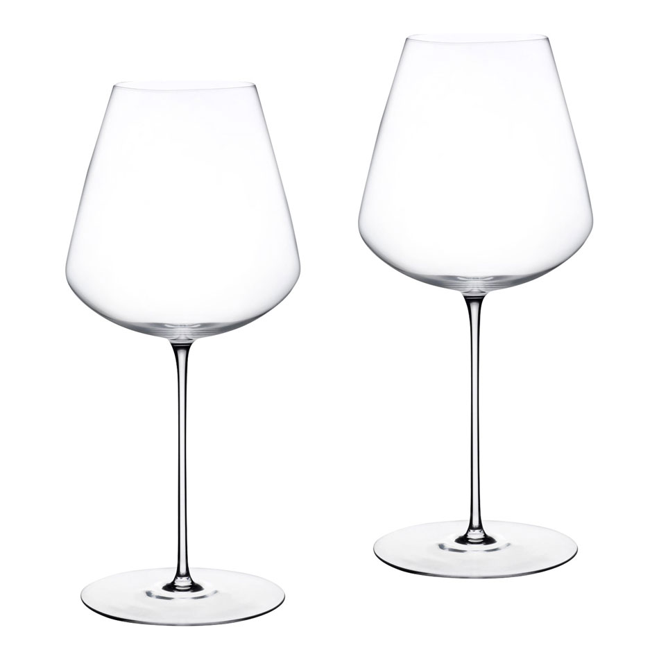 Nude Stem Zero Elegant Rotweinglas Medium 2er Set
