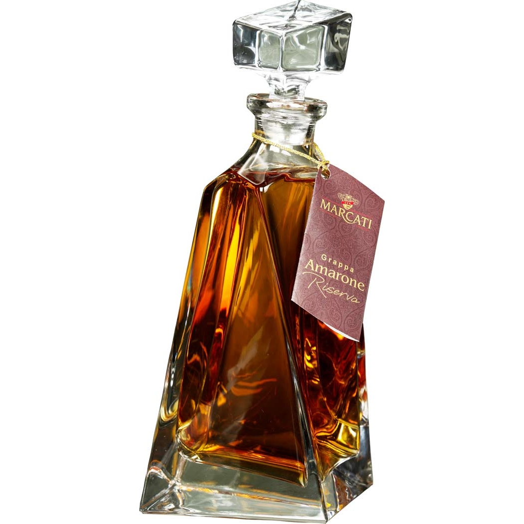Marcati Grappa Decanter Vetra di Boemia Amarone Riserva 0,5l
