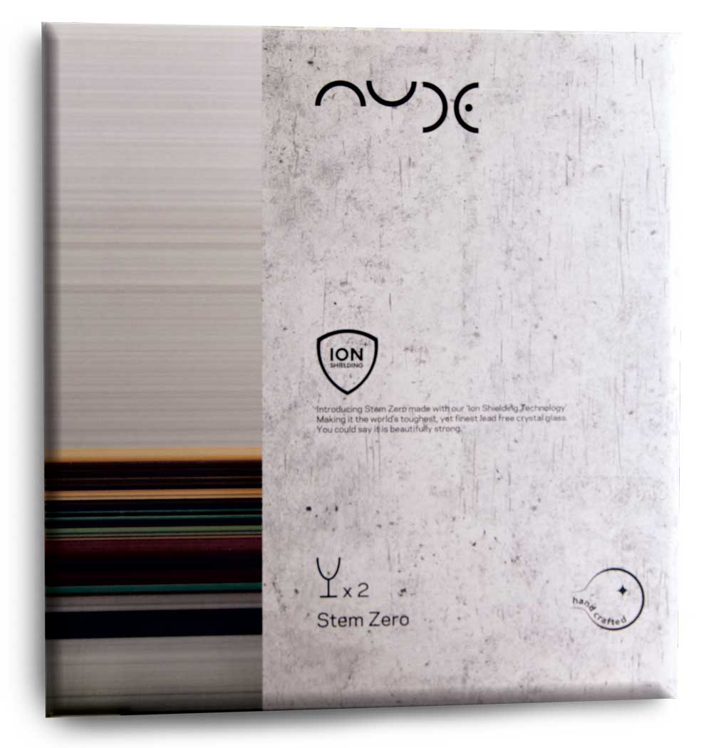 Nude Stem Zero Powerful Rotweinglas 2er Set