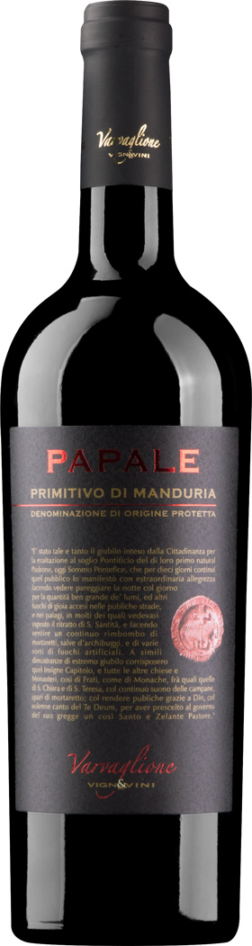 Varvaglione Papale Primitivo di Manduria DOP