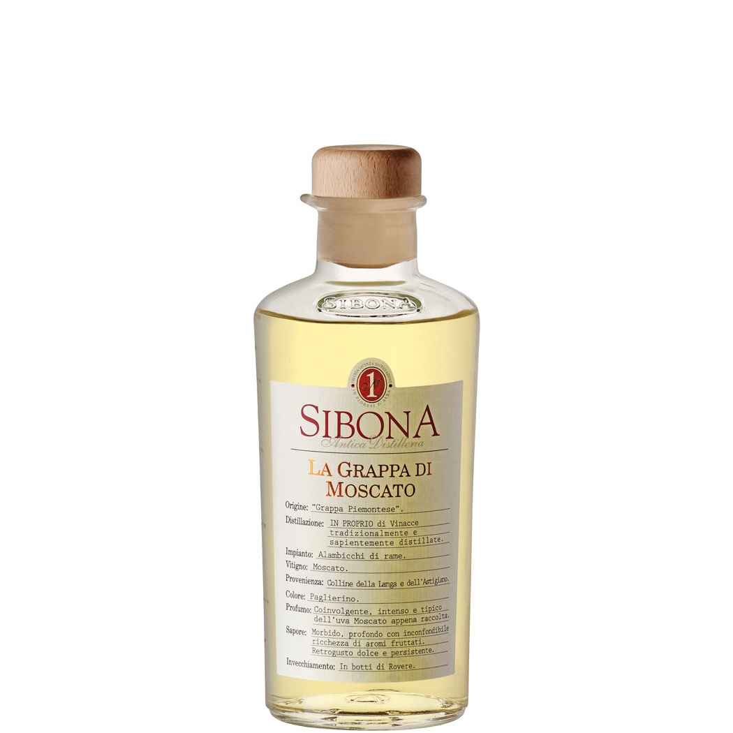 Sibona Grappa di Moscato 0,5 l