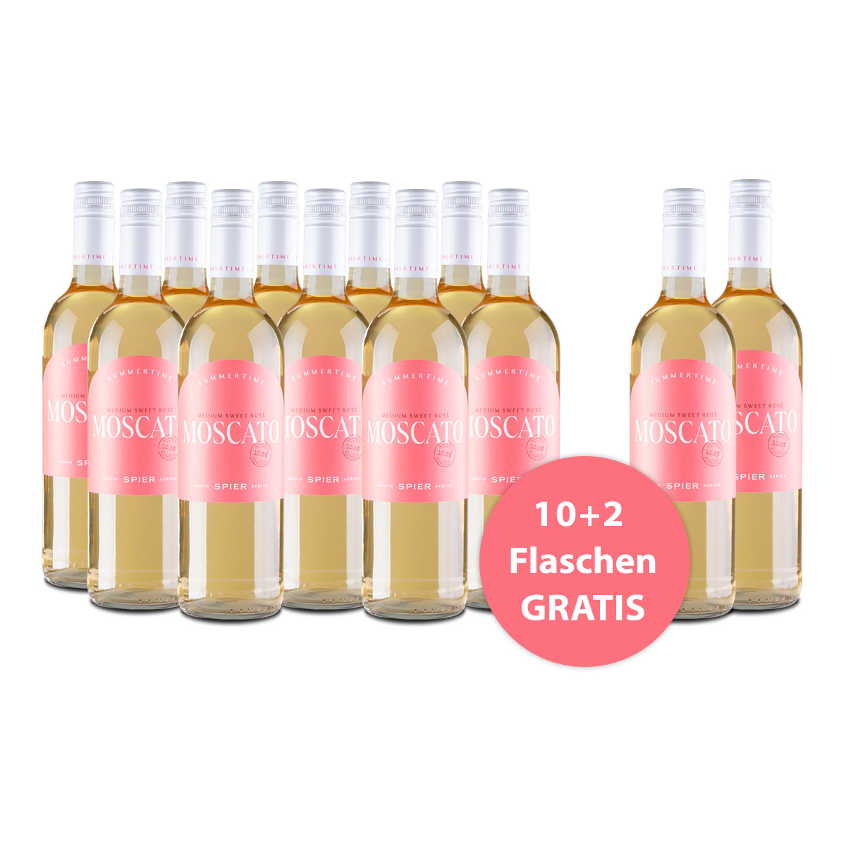Aktionspaket 12 Fl. Spier Summertime Moscato Rosé