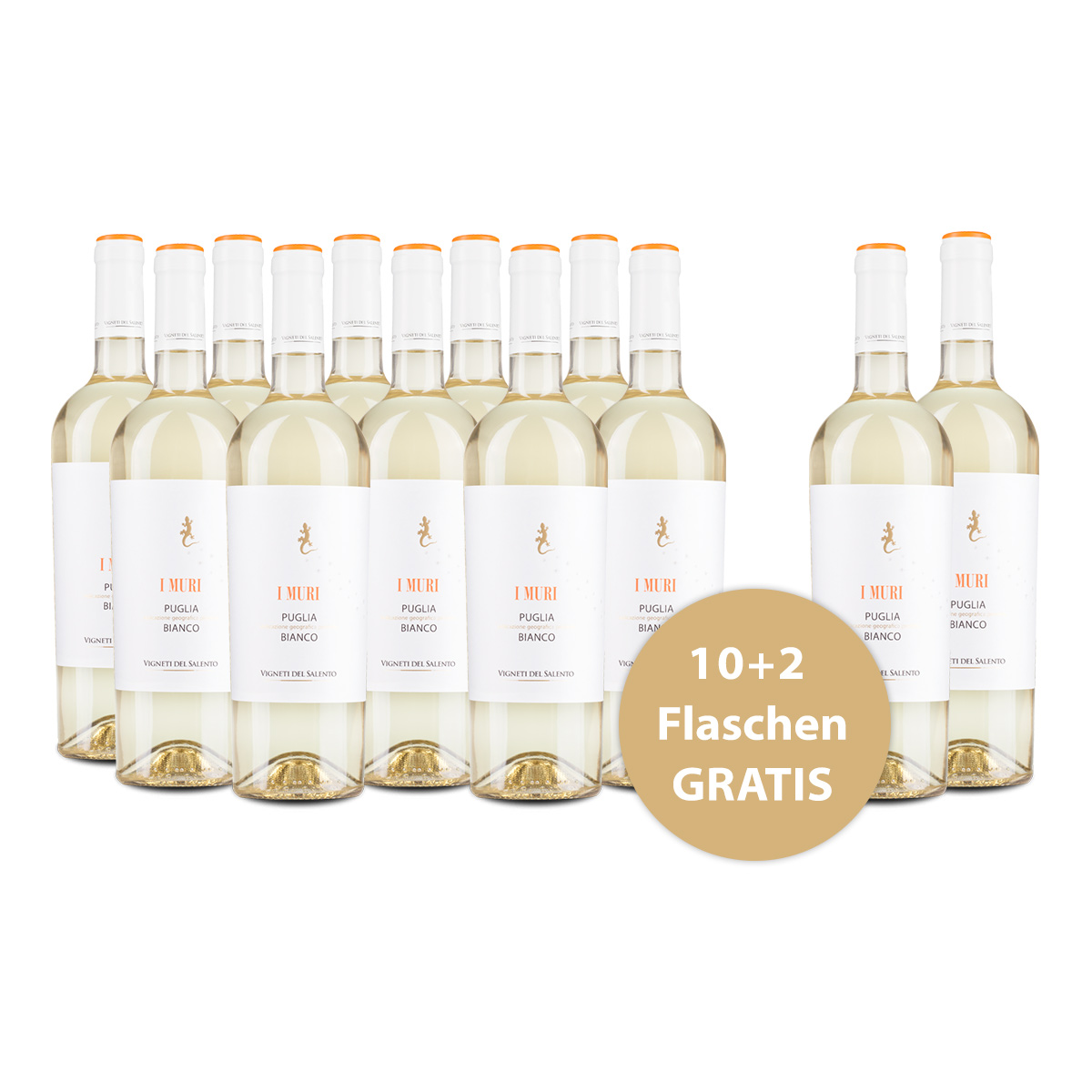 Aktionspaket 12 Fl. I Muri Bianco Puglia