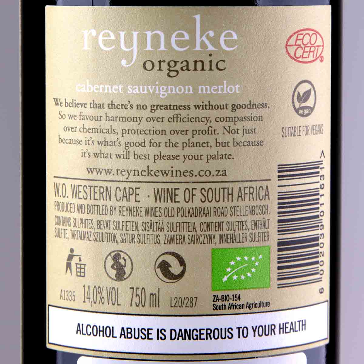 Reyneke Organic Cabernet Sauvignon Merlot