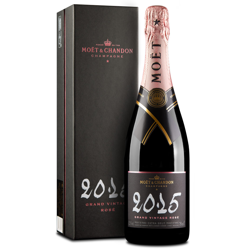 Moët & Chandon Grand Vintage Rosé 2015 Extra Brut in Geschenkpackung
