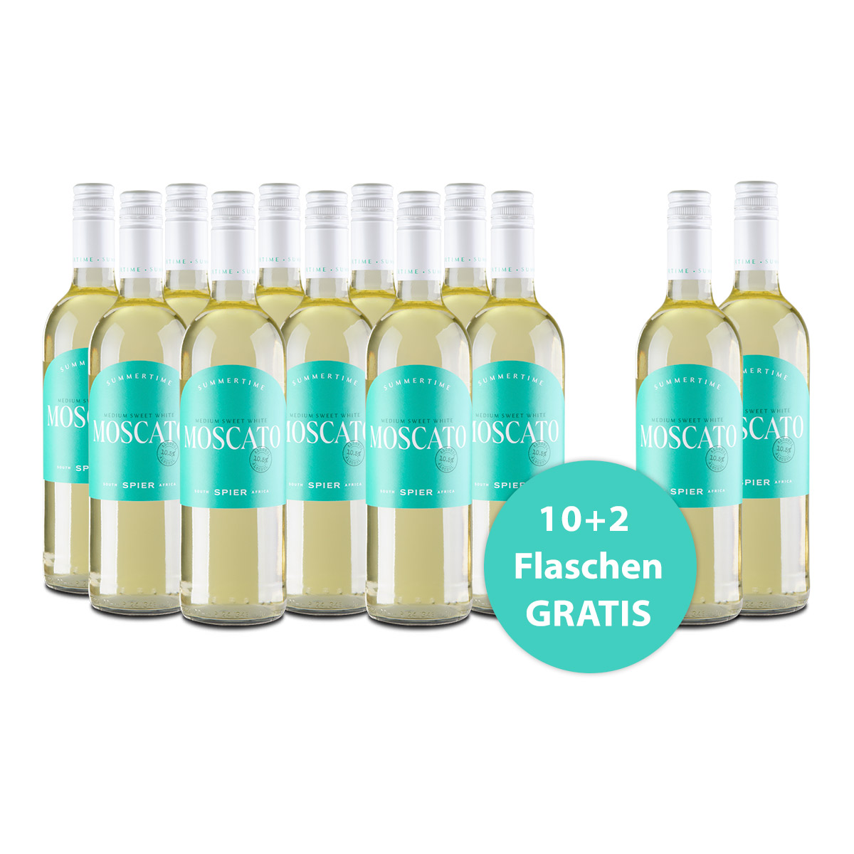 Aktionspaket 12 Fl. Spier Summertime Moscato White