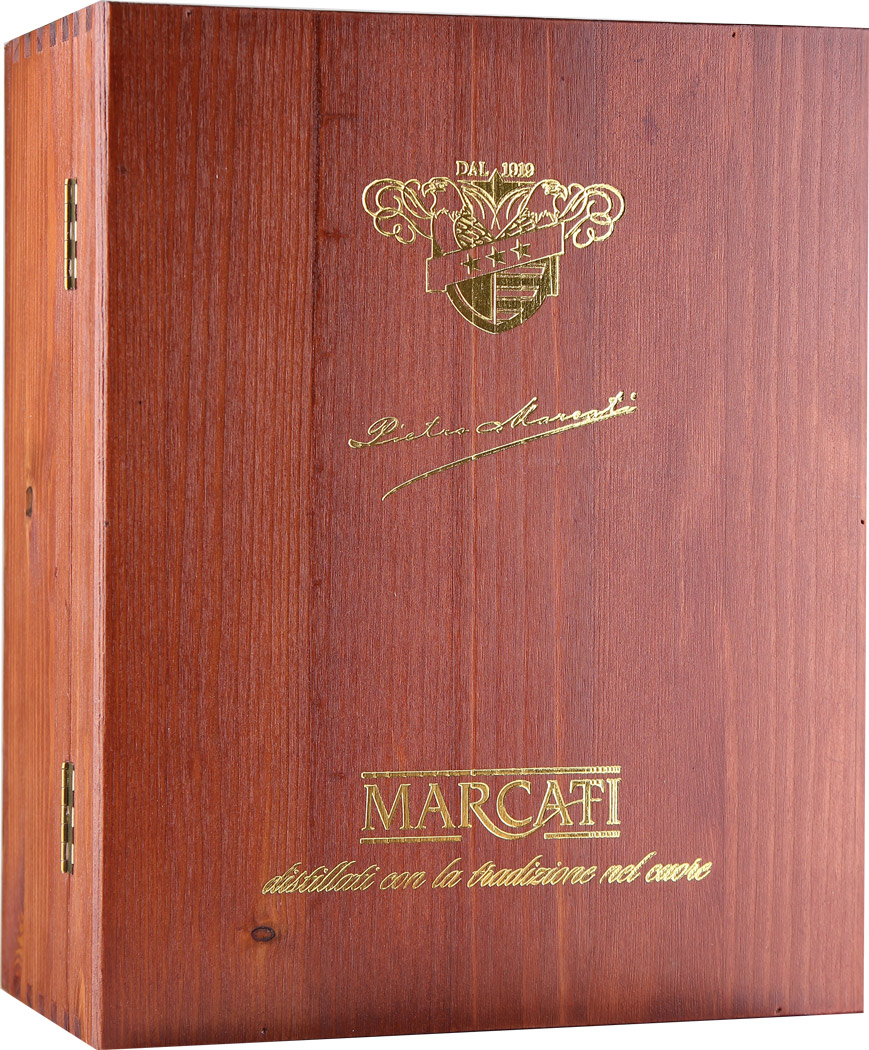Marcati Grappa Decanter Vetra di Boemia Brandy 20 Jahre Riserva 0,5l