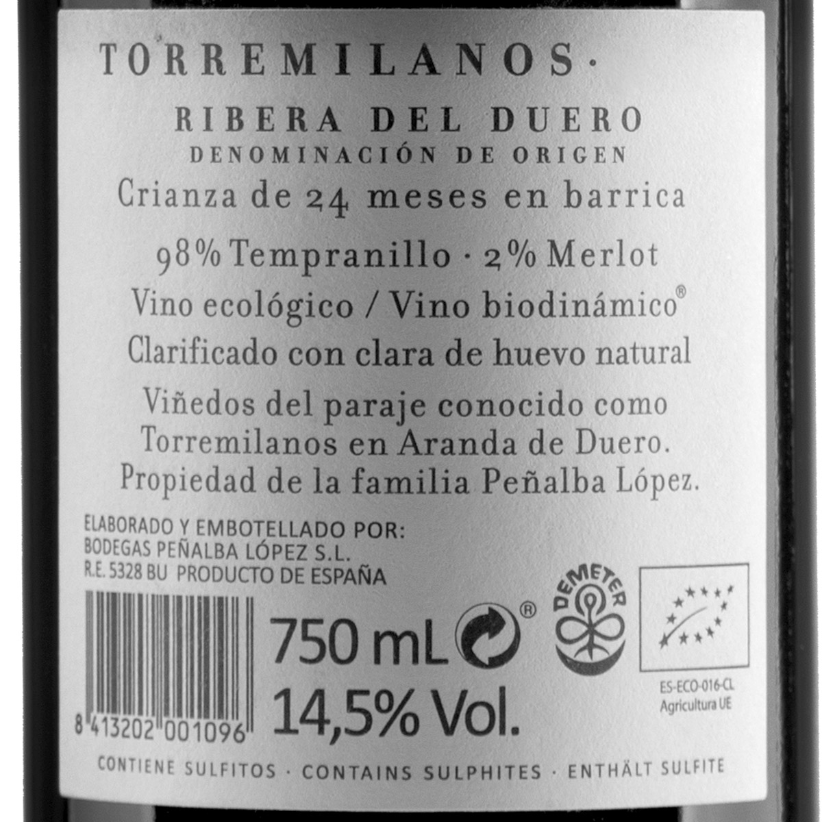 Torremilanos Crianza Ribera del Duero DO