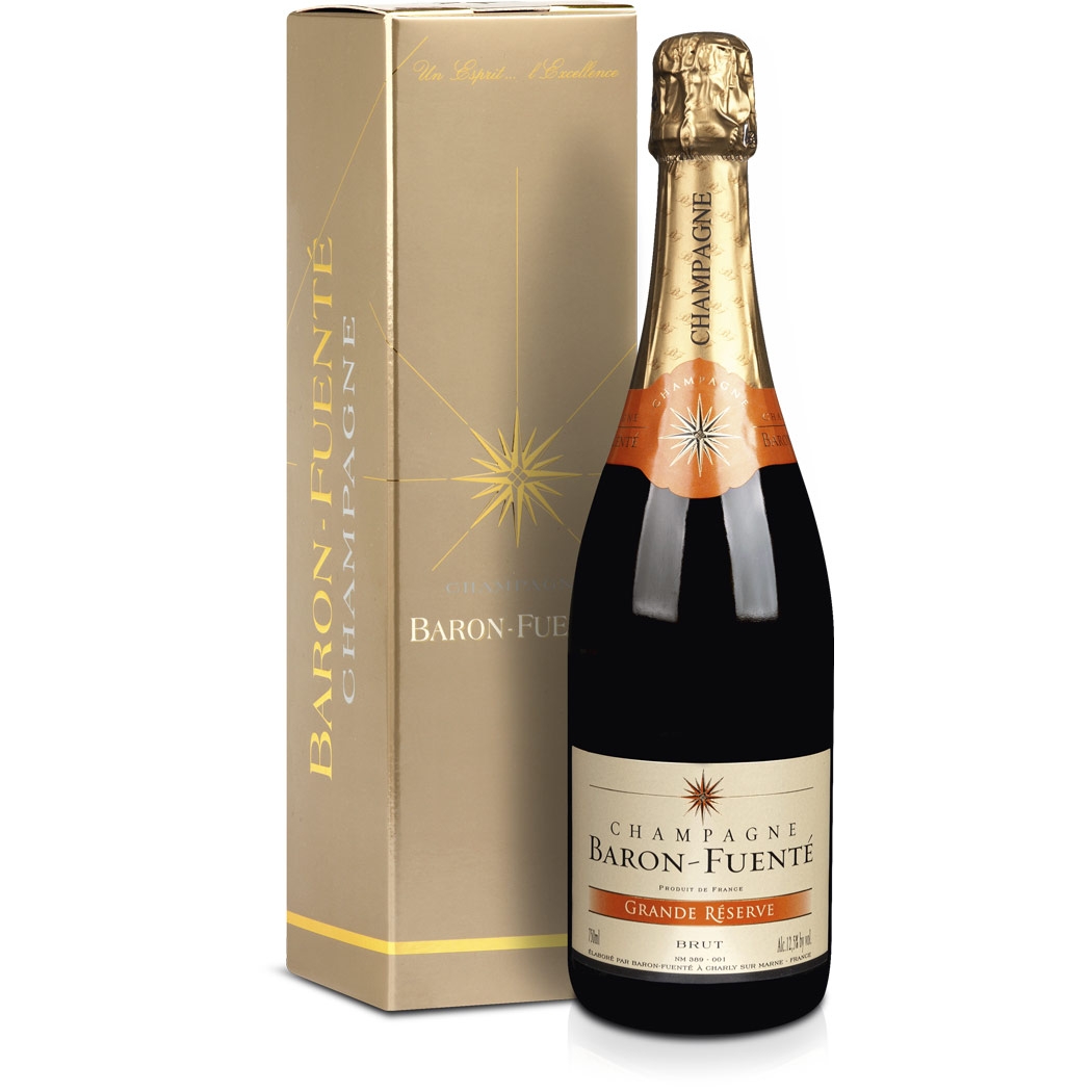 Champagne Baron Fuenté Grande Réserve Brut im Präsentkarton