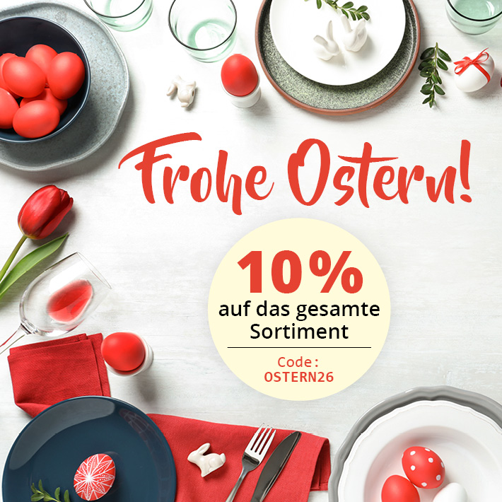 Frohe Ostern! -10% mit Code OSTERN26