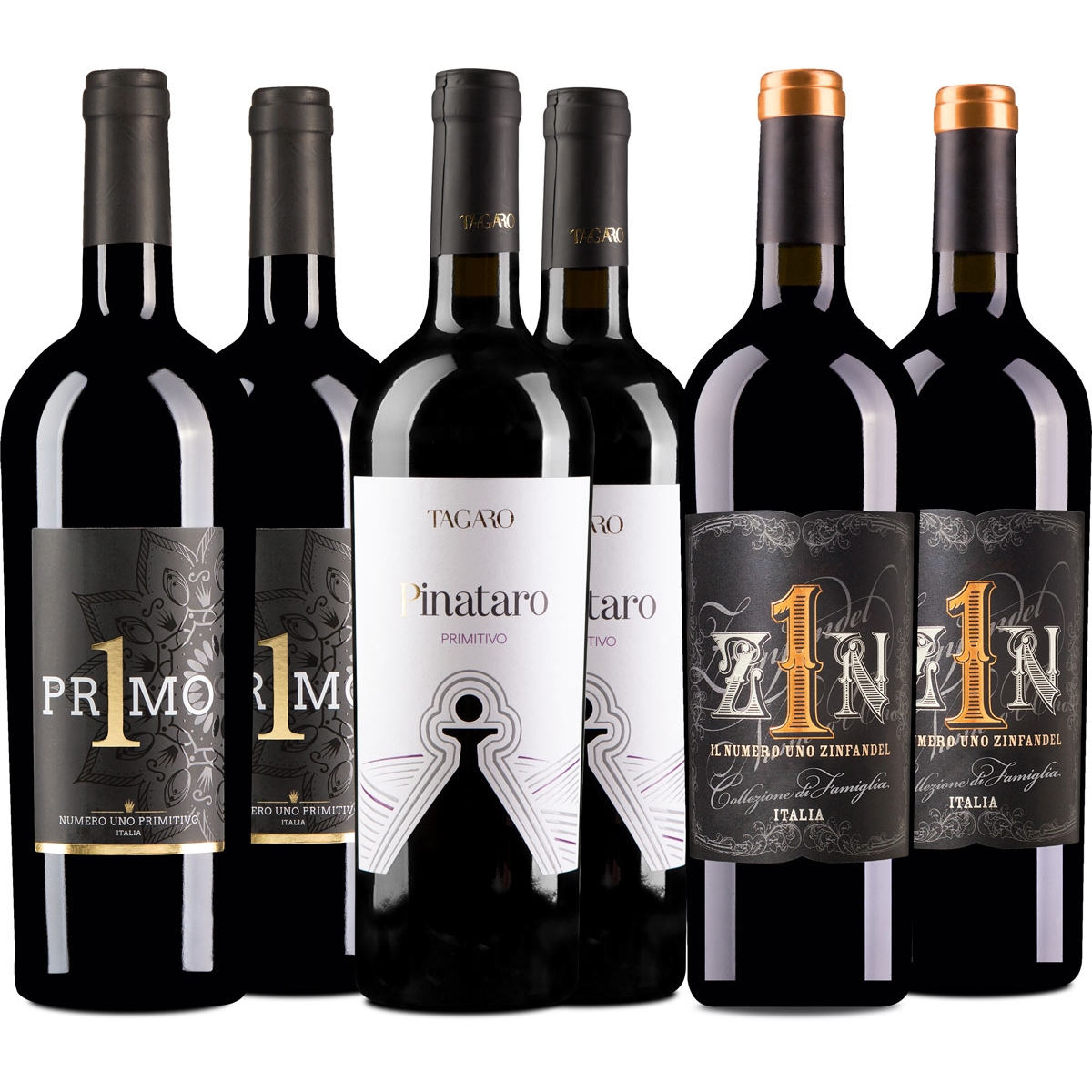 6er wine package Primitivo Italy