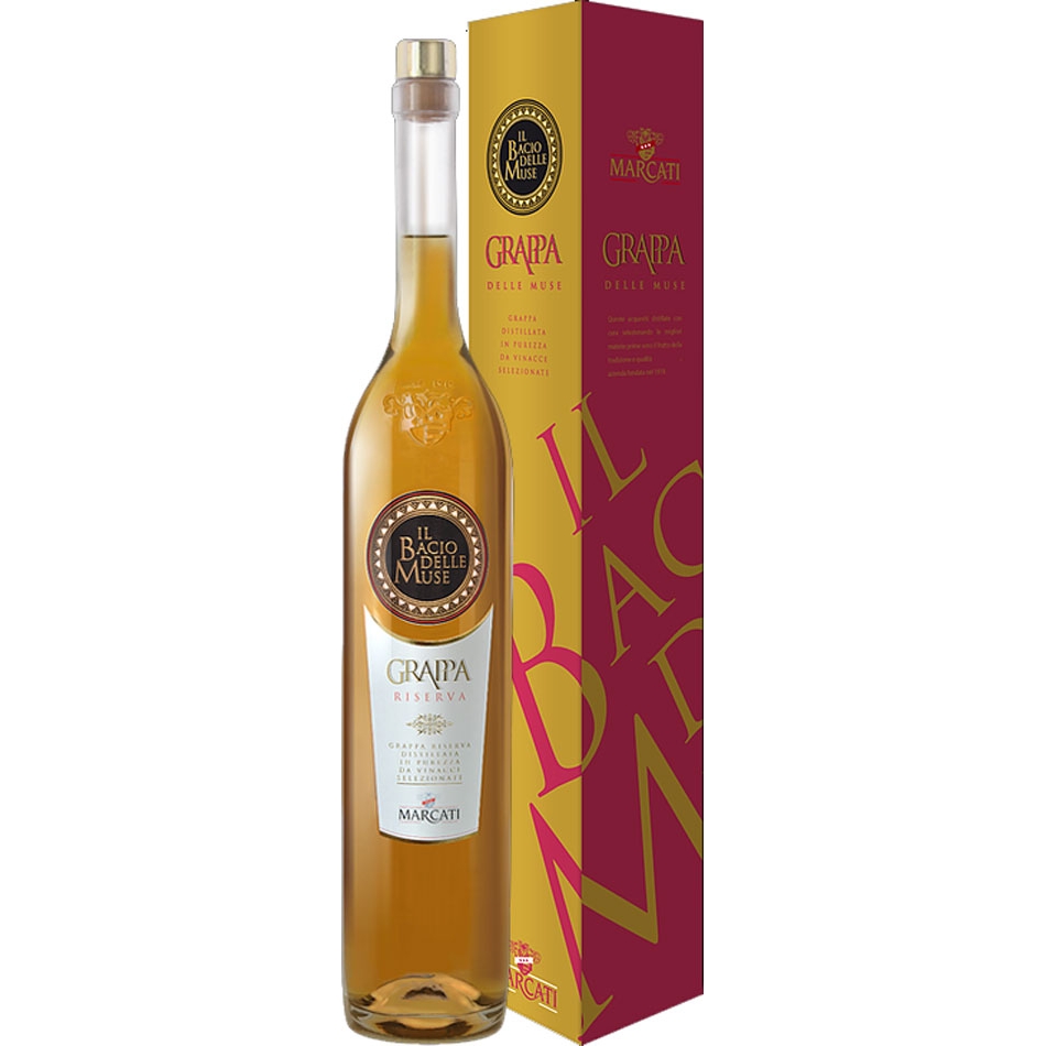 Marcati Grappa Il Bacio Delle Muse Riserva 1,5 Liter Magnum im Geschenkkarton Marcati Grappa Il Bacio Delle Muse Riserva 1,5 Liter Magnum im Geschenkkarton