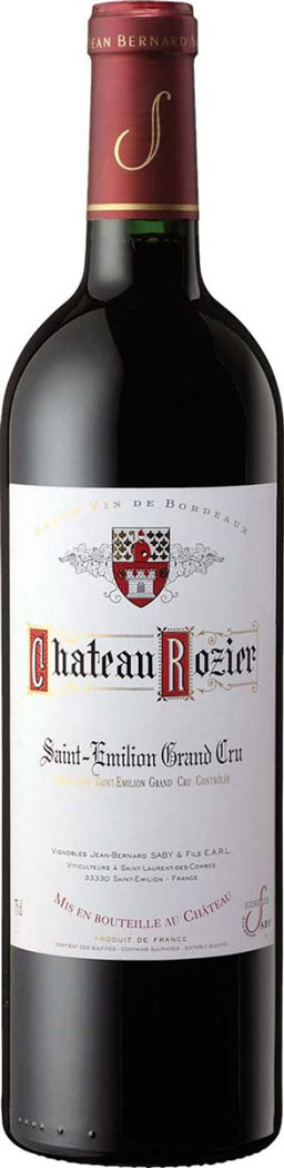 Château Rozier Saint-Émilion Grand Cru AOP