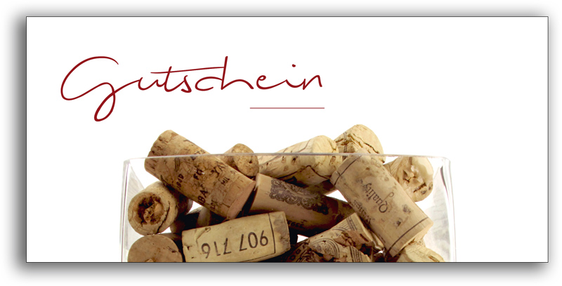 Geschenkgutschein Wein - Wert: 50 Euro