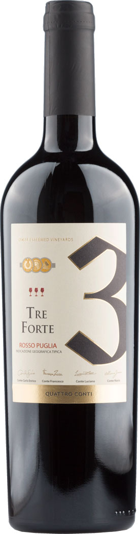 Quattro Conti Tre Forte Rosso Puglia IGT