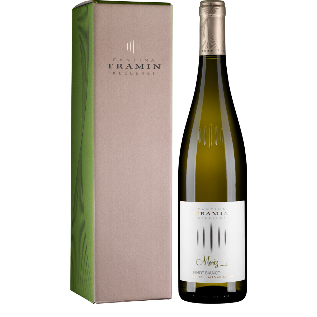 Cantina Tramin Pinot Bianco Moriz im Geschenkkarton